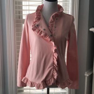 Matilda Jane Ruffled Moto Style Jacket sz S